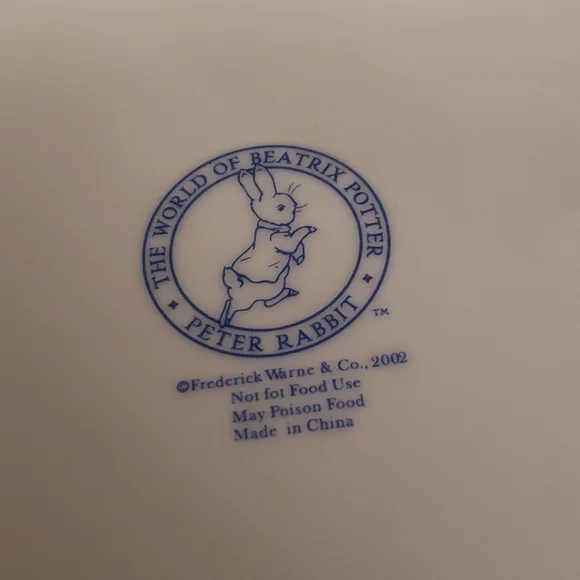 RARE Collectible Beatrix Potter Peter rabbit Tea Set - Picture 2 of 12